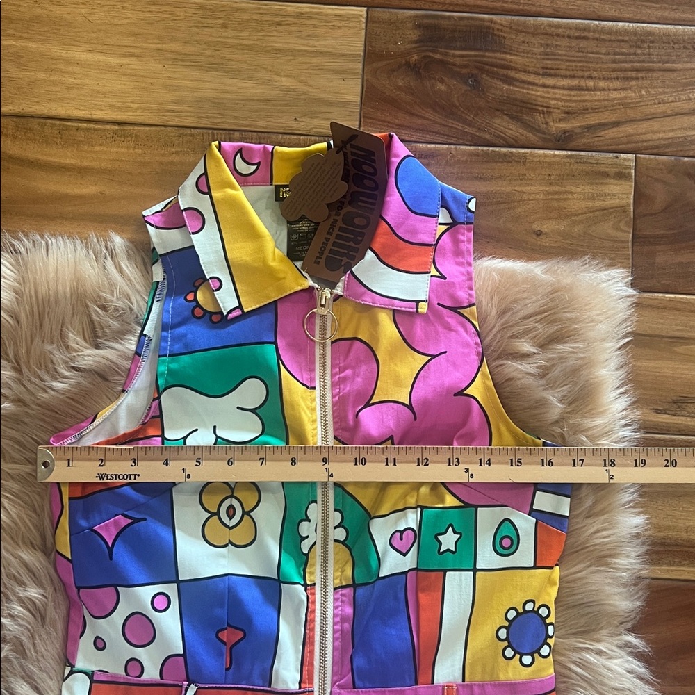 Nooworks Multicolor Graphic Zip-Front Jumpsuit - Picture 6 of 12